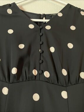 Ann Taylor Polka Dot Midi Dress